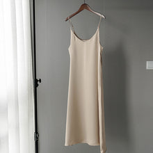 Load image into Gallery viewer, Toppies 2020 Spring Summer Women Satin Dress party Luxury Shiny Sundress Imitation Silk Dress